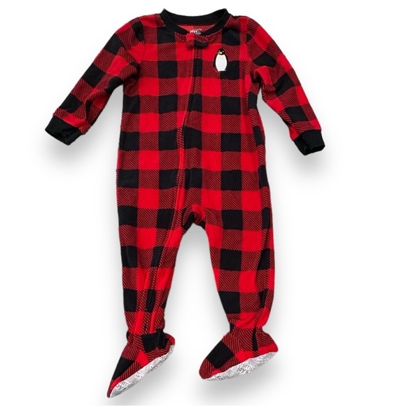 Set of 2 Carter’s One Piece Fleece Sleeper Pajamas Size 24M - Picture 5 of 6